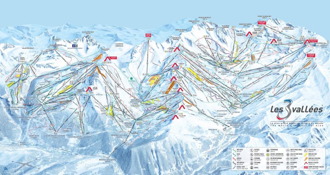 La Tania La Saboia Sleep 8 Private Sauna Lounge Dining 2 Bathrooms Kitchen 2 Balconies Ski In Out Екстер'єр фото